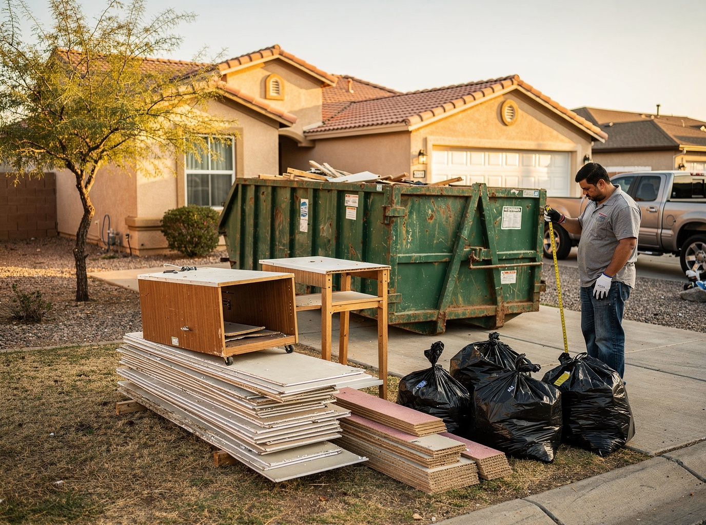 How to Estimate Dumpster Size for a Laredo Home Renovation